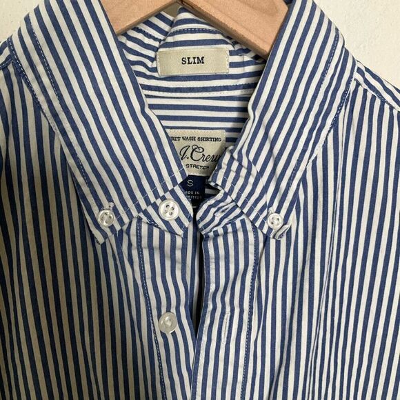 J. Crew Stripe Button Down Slim Shirt - Picture 4 of 7